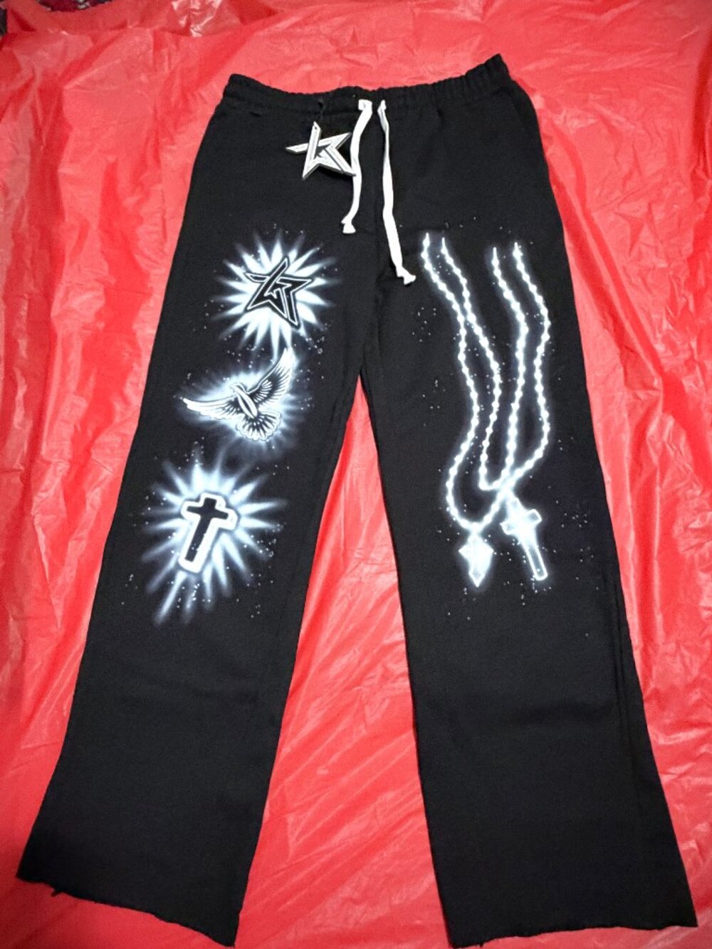 WKND RIOT 'Bring the Chaos' Black Sweatpants Men's Size 2XL    New
